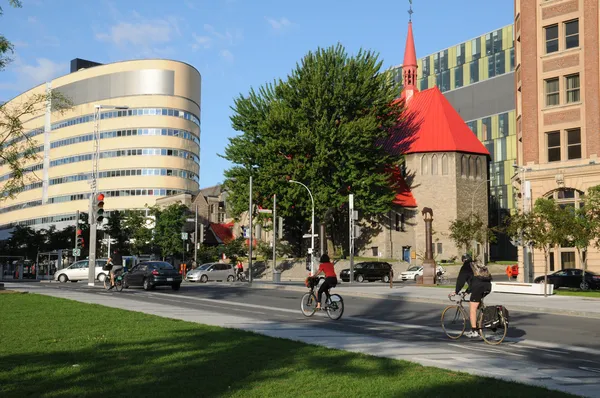 Quebec, Saint John l Evangeliste church in Montreal — Stock Photo, Image