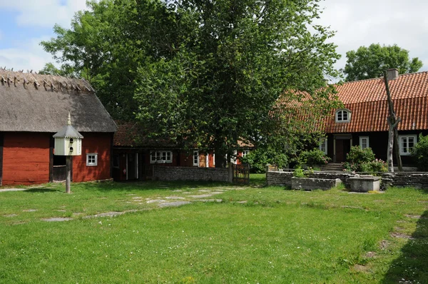 Sverige, det tradisjonelle jordbruksmuseet i Himmelsberga – stockfoto
