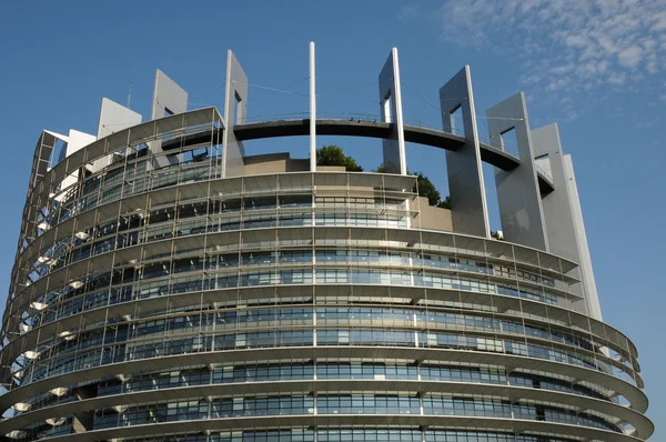 Alzacja, Parlament Europejski w Strasburgu — Zdjęcie stockowe