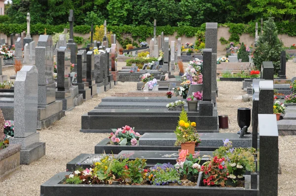 El cementerio de Oberhausbergen en Alsacia —  Fotos de Stock