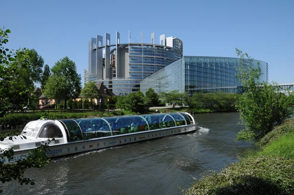 Frankrijk, het Europees Parlement van Straatsburg — Stockfoto