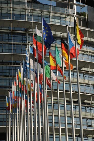 Европейский парламент Страсбурга — стоковое фото
