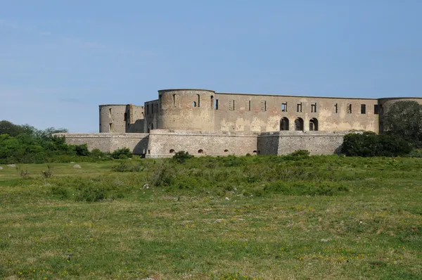 Sweden, the ruin of Borgholm renaissance castle — Stock Photo, Image