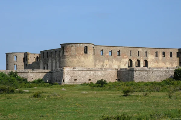 Sweden, the ruin of Borgholm renaissance castle — Stock Photo, Image