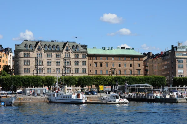 De stad van stockholm, Zweden en de Baltische Zee — Stockfoto