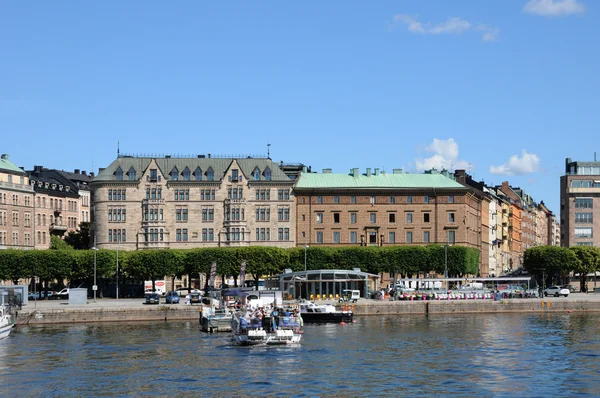 İsveç olan city of stockholm ve Baltık Denizi — Stok fotoğraf