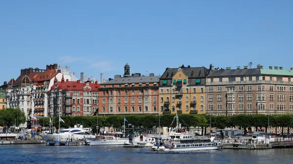 De stad van stockholm, Zweden en de Baltische Zee — Stockfoto