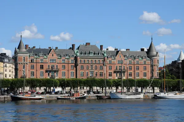 스웨덴, 스톡홀름의 도시와 발트 해 — 스톡 사진