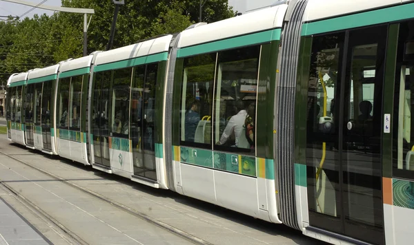 Ile de France, tramway in Paris — Stock Photo, Image