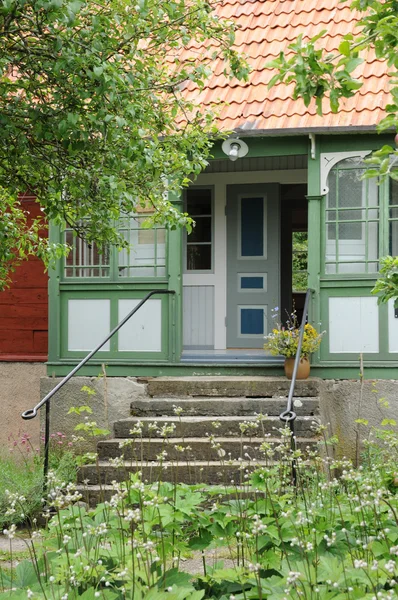 Švédsko, muzeum tradiční zemědělské vesnice himmelsberga — Stock fotografie