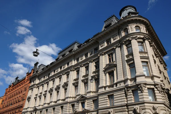 Suecia, antiguo edificio de lujo en el centro de Estocolmo —  Fotos de Stock