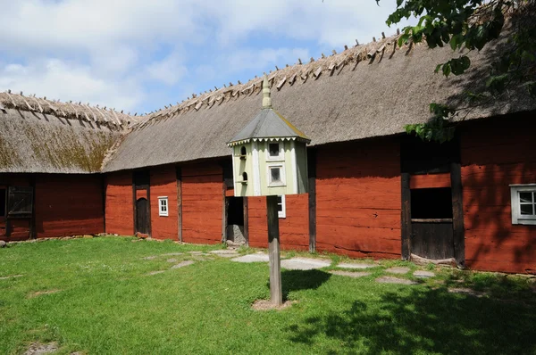 Suécia, museu tradicional da aldeia agrícola de Himmelsberga — Fotografia de Stock