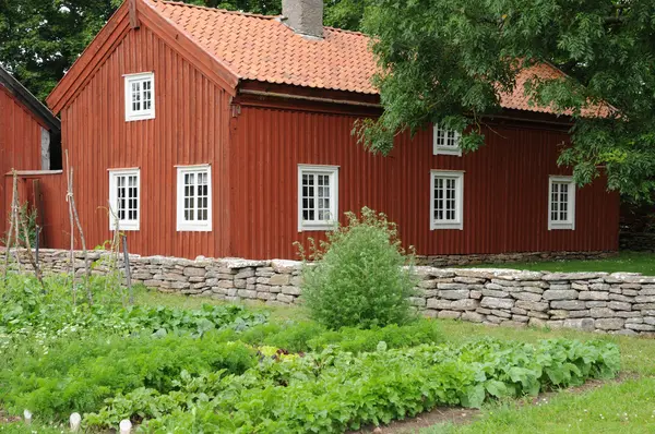 Svezia, tradizionale museo dei villaggi agricoli di Himmelsberga — Foto Stock