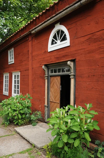 Suecia, museo tradicional del pueblo agrícola de Himmelsberga — Foto de Stock