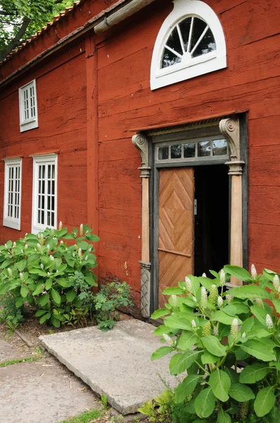 Suecia, museo tradicional del pueblo agrícola de Himmelsberga — Foto de Stock