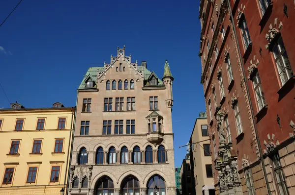 스웨덴, 스톡홀름의 중심에서 고급 스러운 오래 된 — 스톡 사진