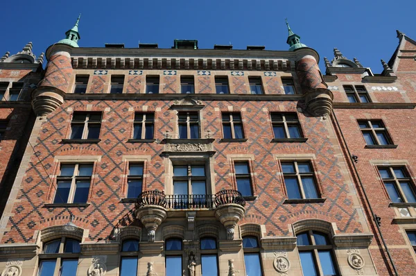 Sweden, old luxurious building in the center of Stockholm — Stock Photo, Image