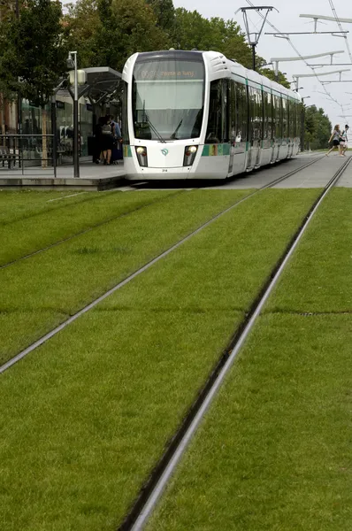 Ile de France, tramway in Paris — Stock Photo, Image