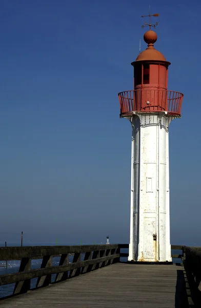 Trouville sur mer latarni w Normandii — Zdjęcie stockowe