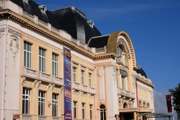 Trouville sur mer kasyna w Normandii — Zdjęcie stockowe