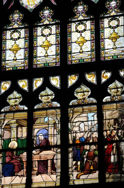 Igreja de Honfleur na Normandia — Fotografia de Stock