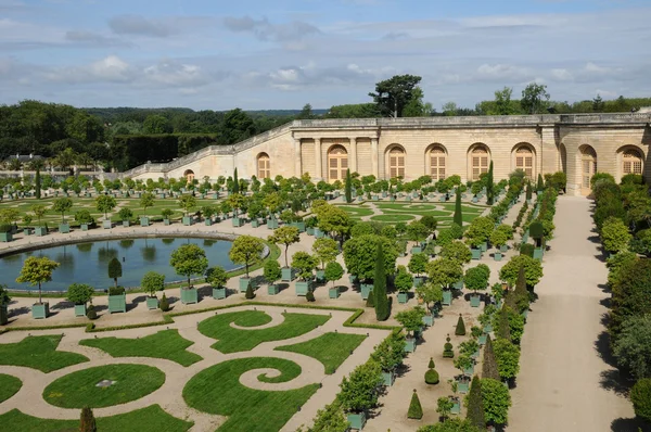 France, garden of the Versailles palace Orangery — Stock Photo, Image