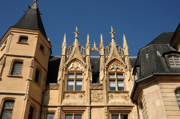 Normandie, Hotel de Bourgtheroulde in Rouen — Stock Photo, Image