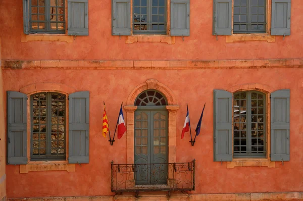 Luberon, a aldeia de Roussillon na Provença — Fotografia de Stock