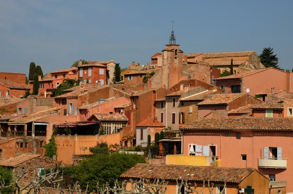 Luberon, byn av roussillon i provence — Stockfoto