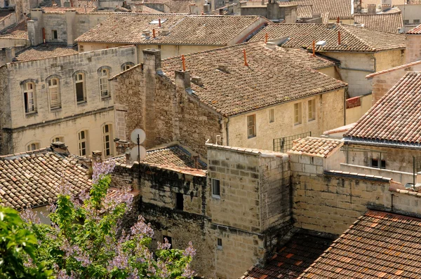 Stare Miasto beaucaire w Prowansji — Zdjęcie stockowe