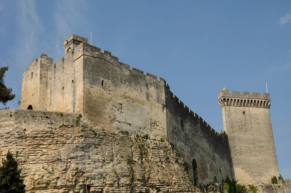 Κάστρο του beaucaire σε gard — Φωτογραφία Αρχείου