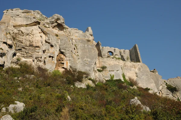 Paisajes típicos de Les-Baux-de-Provence — Foto de Stock