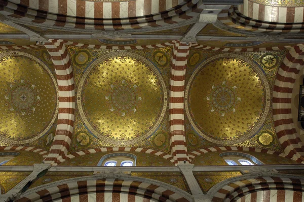 Intérieur de Notre-Dame de la Garde à Marseille — Photo