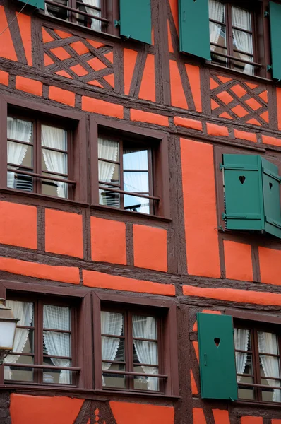Elzász, régi és történelmi negyed, Strasbourg — Stock Fotó