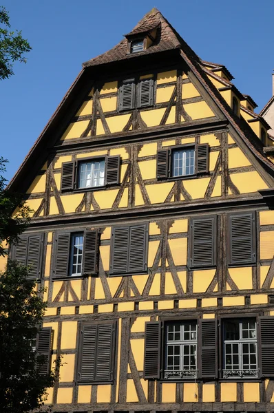 Alsácia, antigo e histórico bairro de Estrasburgo — Fotografia de Stock