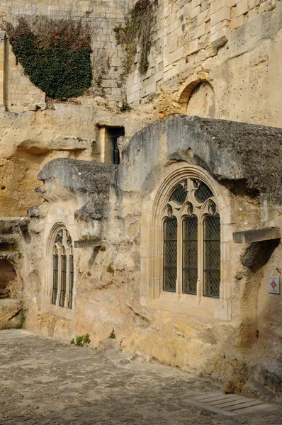 Město saint emilion v regionu Akvitánie — Stock fotografie