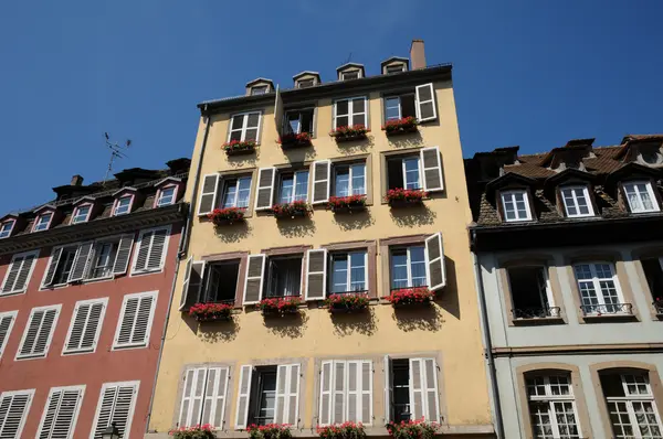 Alzacja, stary i historycznej dzielnicy w Strasburgu — Zdjęcie stockowe