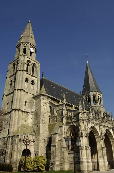 Fransa, les yvelines poissy collegiate Kilisesi — Stok fotoğraf