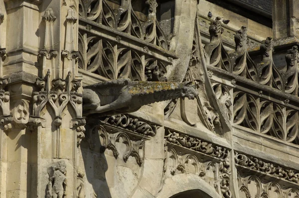 France, collegiate church of Poissy in Les Yvelines — Stock Photo, Image