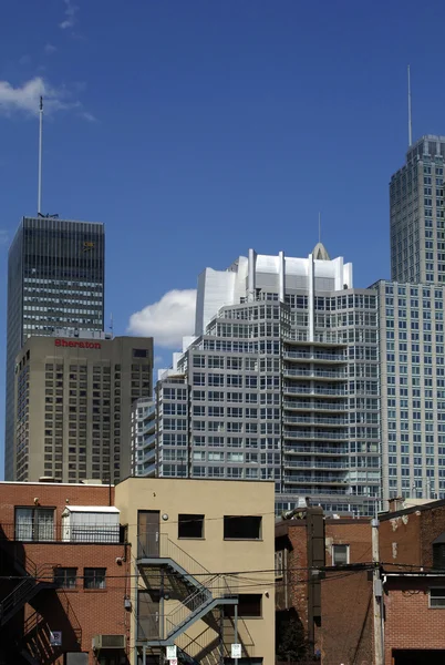 Canada, immeuble dans la ville de Montréal — Photo