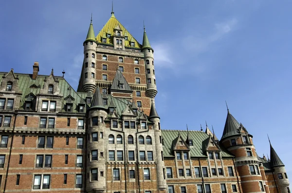 Le Château Frontenac dans la ville de Québec — Photo