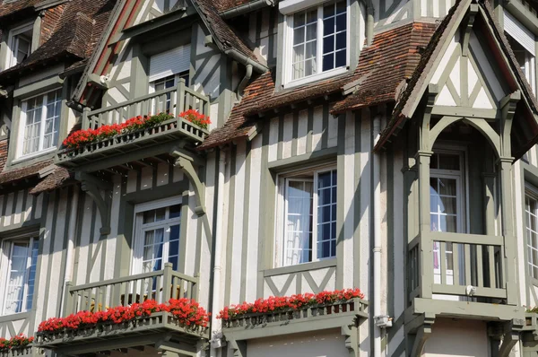 Francie, malebné grand hotel Normandie v deauville v normand — Stock fotografie