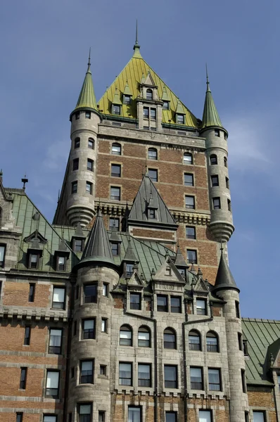 Le Château Frontenac dans la ville de Québec — Photo