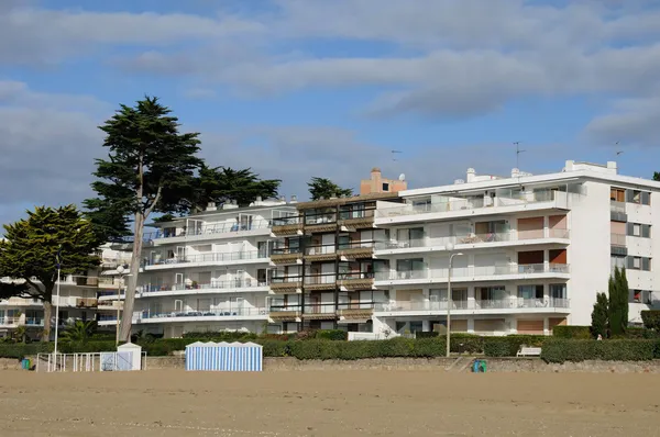 Front sea of La Baule Escoublac — Stock Photo, Image