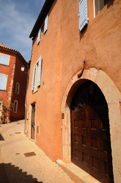 Luberon, vesnice roussillon v provence — Stock fotografie