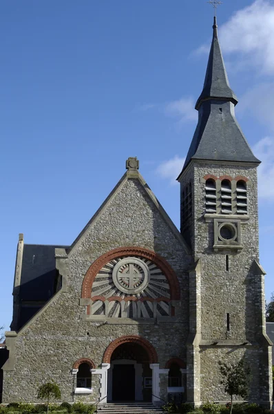 Kerk van le touquet paris plage nord pas de Calais — Stockfoto
