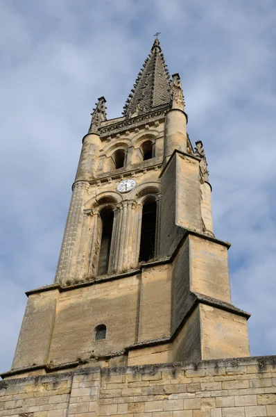 Saint Emilion aquitaine içinde şehir — Stok fotoğraf