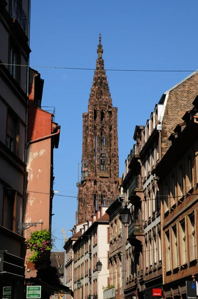 Elzas, oude en historische wijk in Straatsburg — Stockfoto