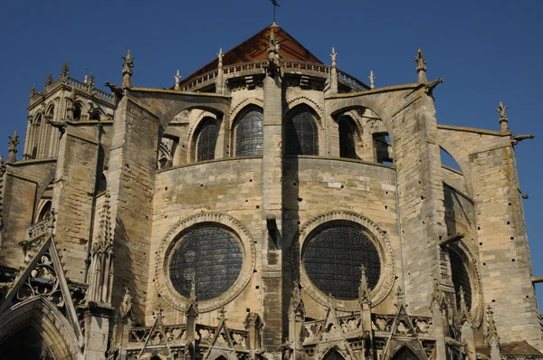 France, collegiate church of Mantes — Stock Photo, Image