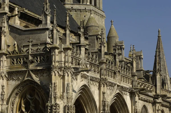 Francia, chiesa collegiale di Poissy a Les Yvelines — Foto Stock